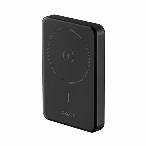 Внешний аккумулятор NRG MageSafe Alum 10000 мА-ч QI черный Deppa 33691 299900₽