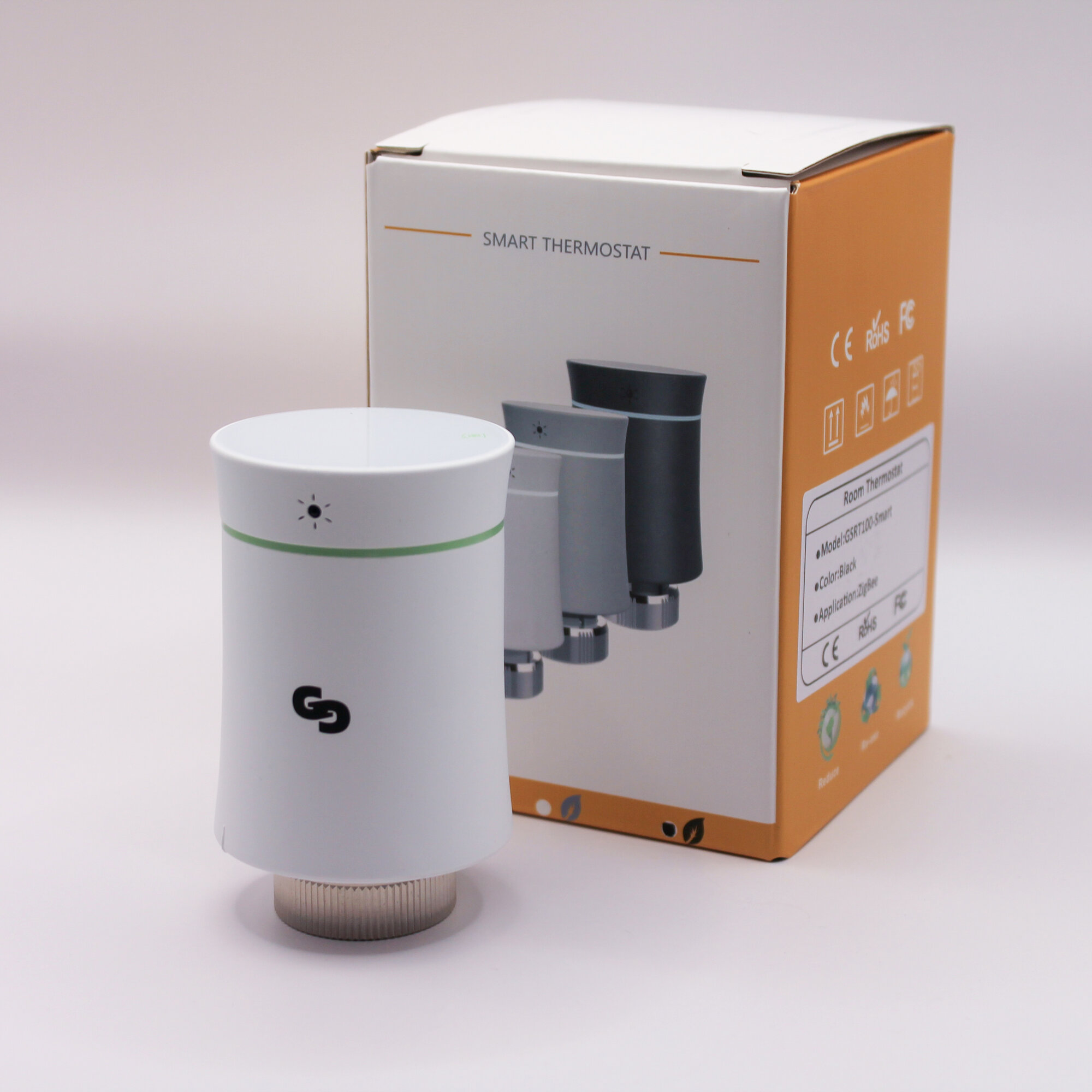 GSRT100-Smart (white) Термостатическая головка (Wi-fi) — фото 1