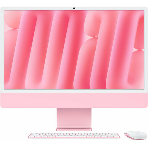 Apple iMac 24 Retina 45K MWV43 M4 10C CPU 10C GPU 16 ГБ 256 ГБ SSD 2024 Pink 24999000₽