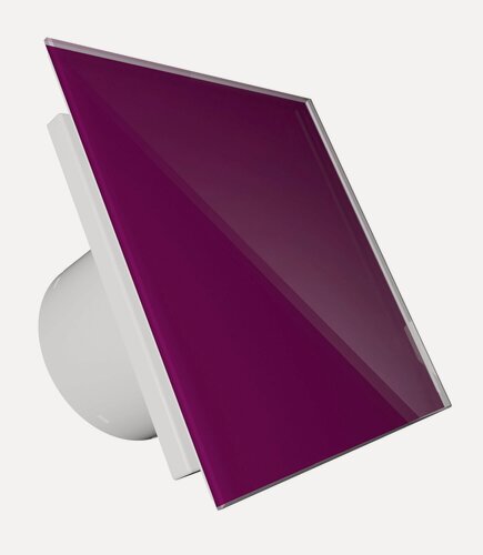 Изображение товара Вентилятор вытяжной DiCiTi AEON 4C MRH, D 100, таймер и датчик влажности, со стеклянной панелью PAGL Purple