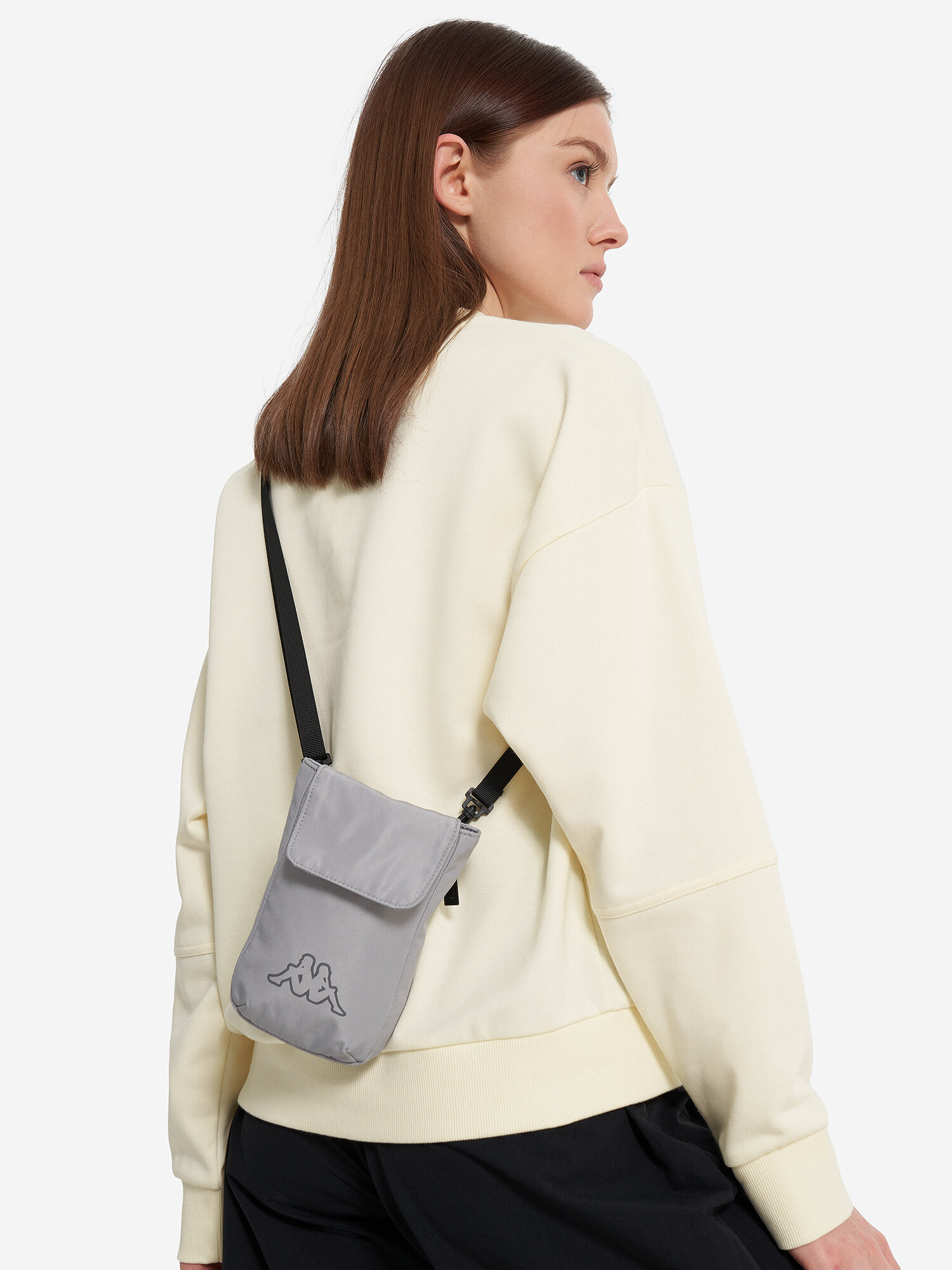 Сумка кросс-боди Kappa, серый — фото 1