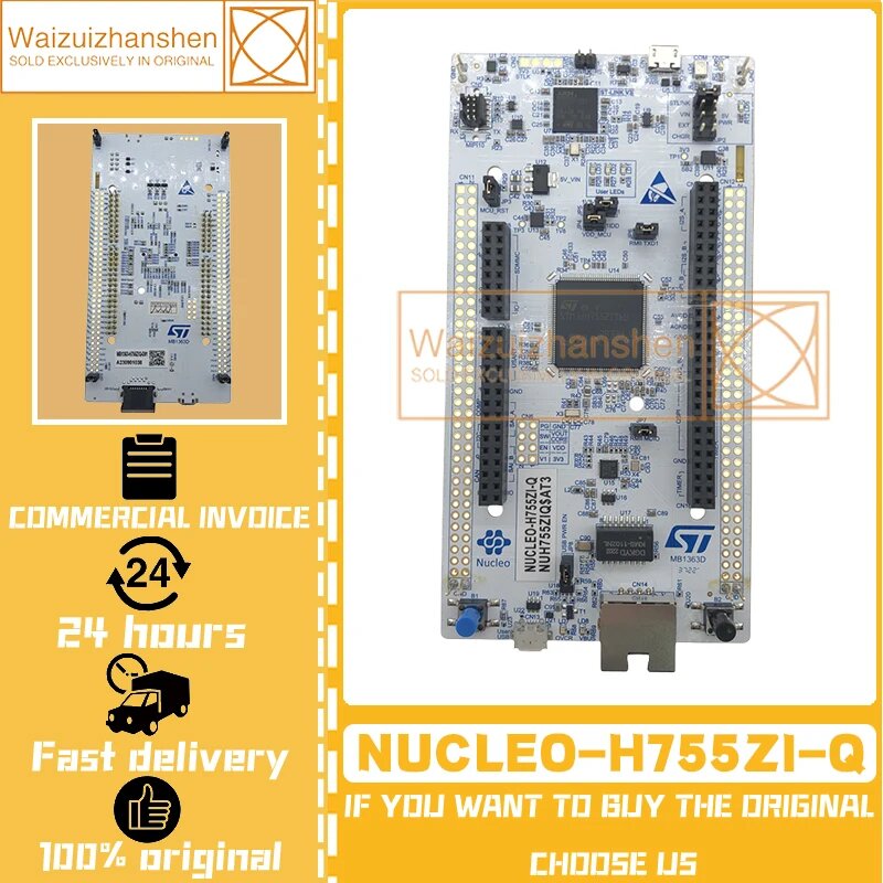 1 шт./лот! Оригинальная плата разработки NUCLEO-H755ZI-Q STM32H755ZI MCU Nucleo-144