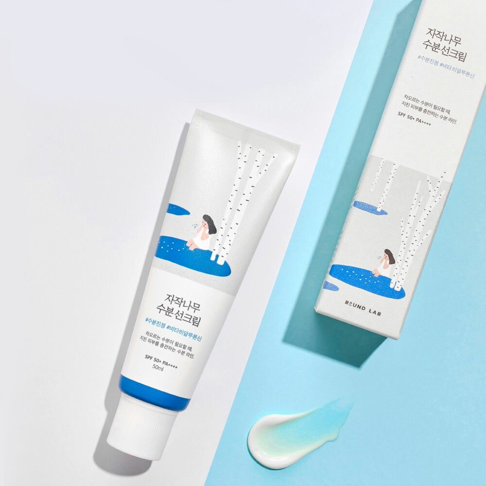 Изображение Round Lab Увлажняющий санскрин с берёзовым соком Birch Juice Moisturizing Sunscreen SPF50