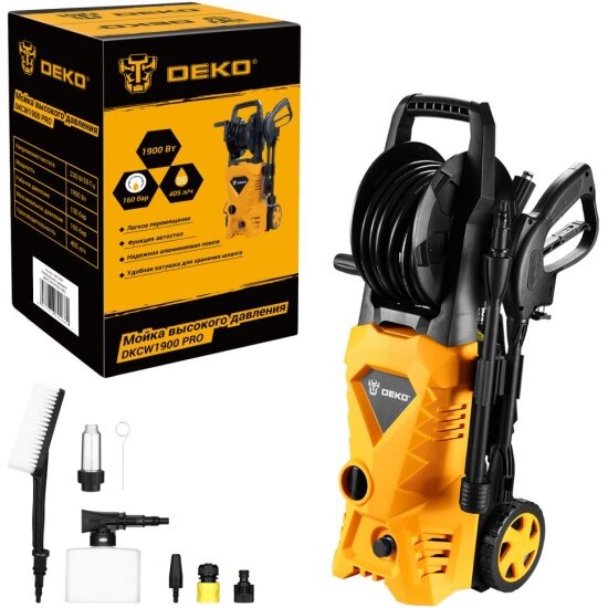 Мойка высокого давления Deko DKCW1900 PRO (085-2028)