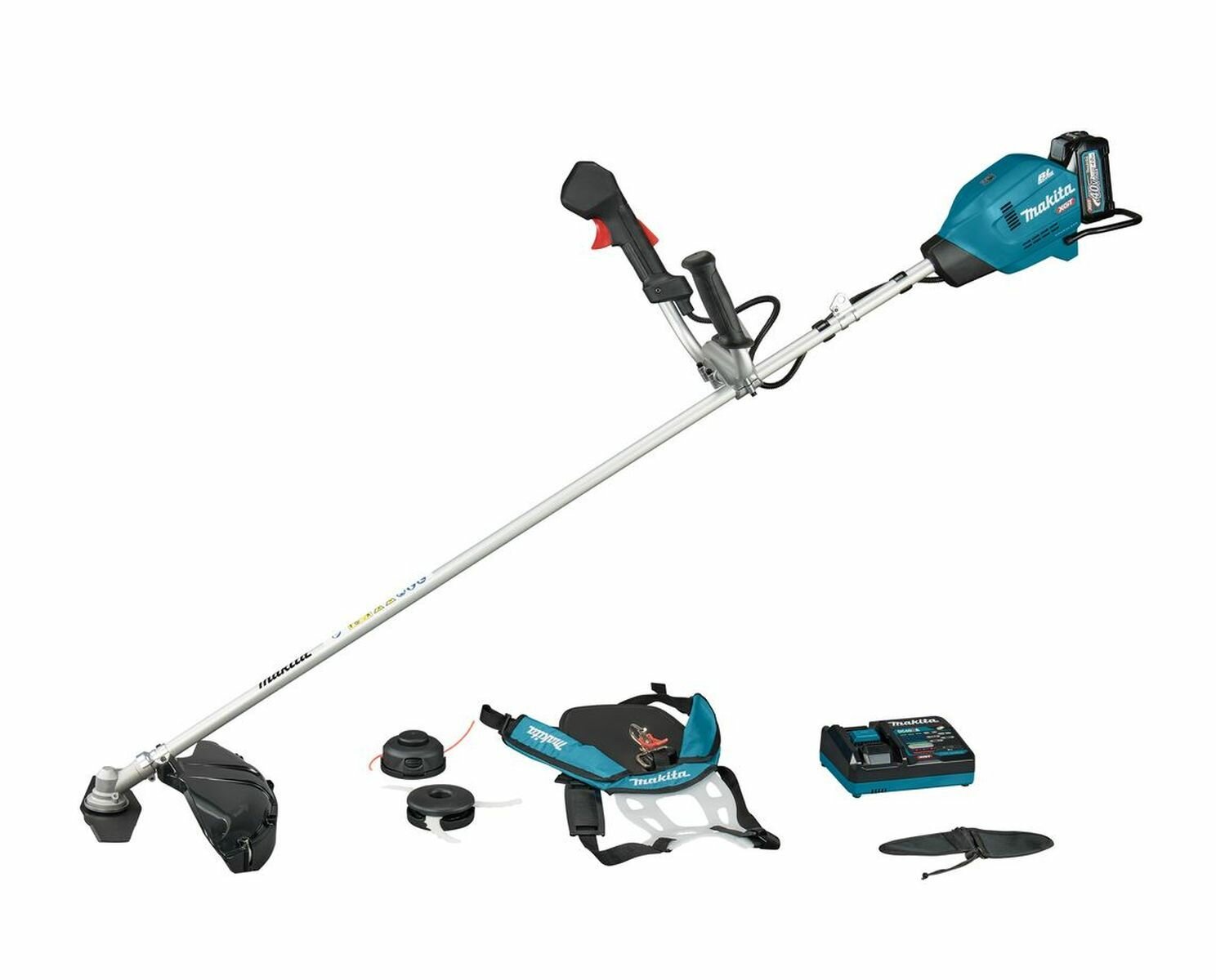Аккумуляторный триммер Makita UR006GM102 40В XGT 1000Вт. дека 43см (АКБ 4Ач З/У)