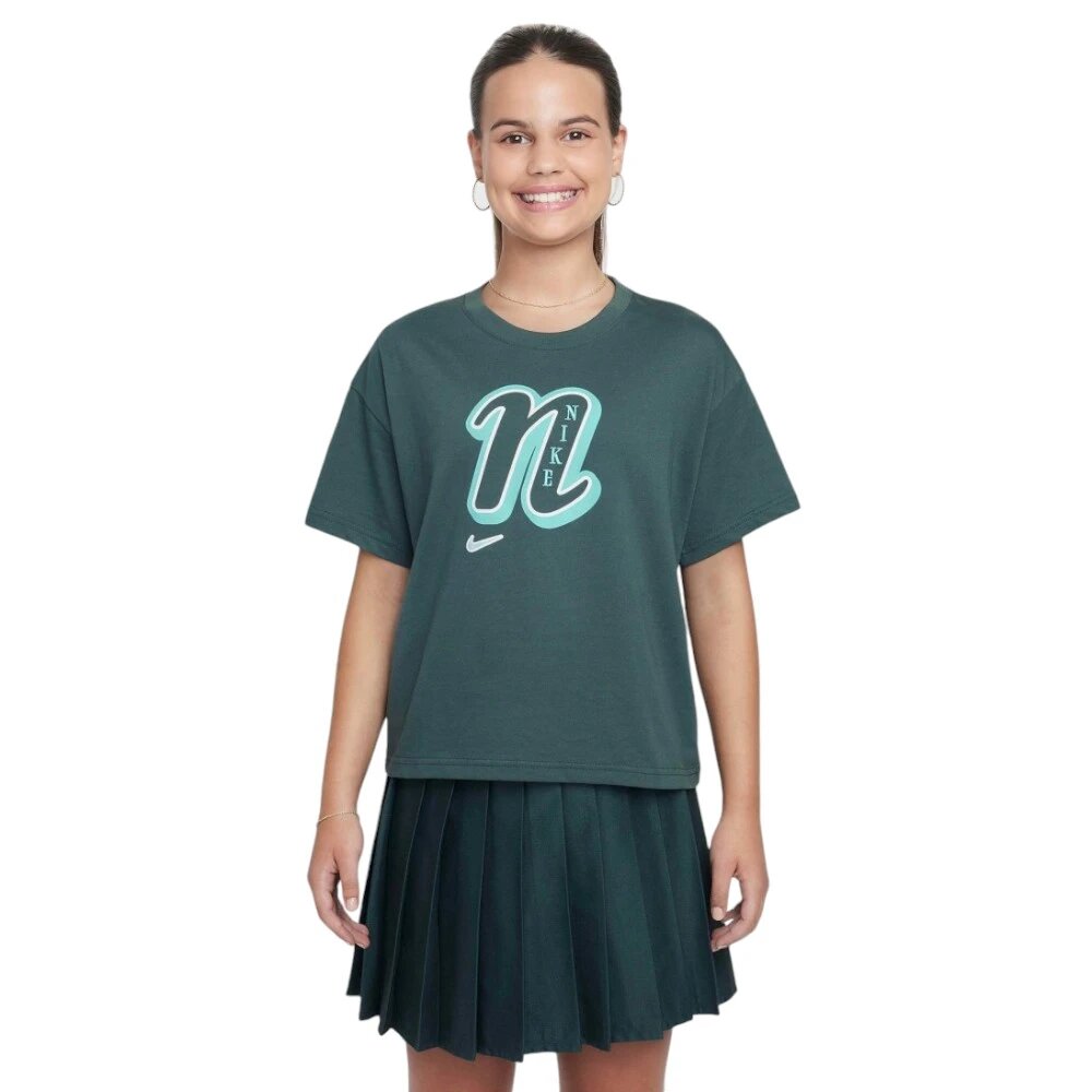 Футболка NIKE, размер XS INT, зеленый