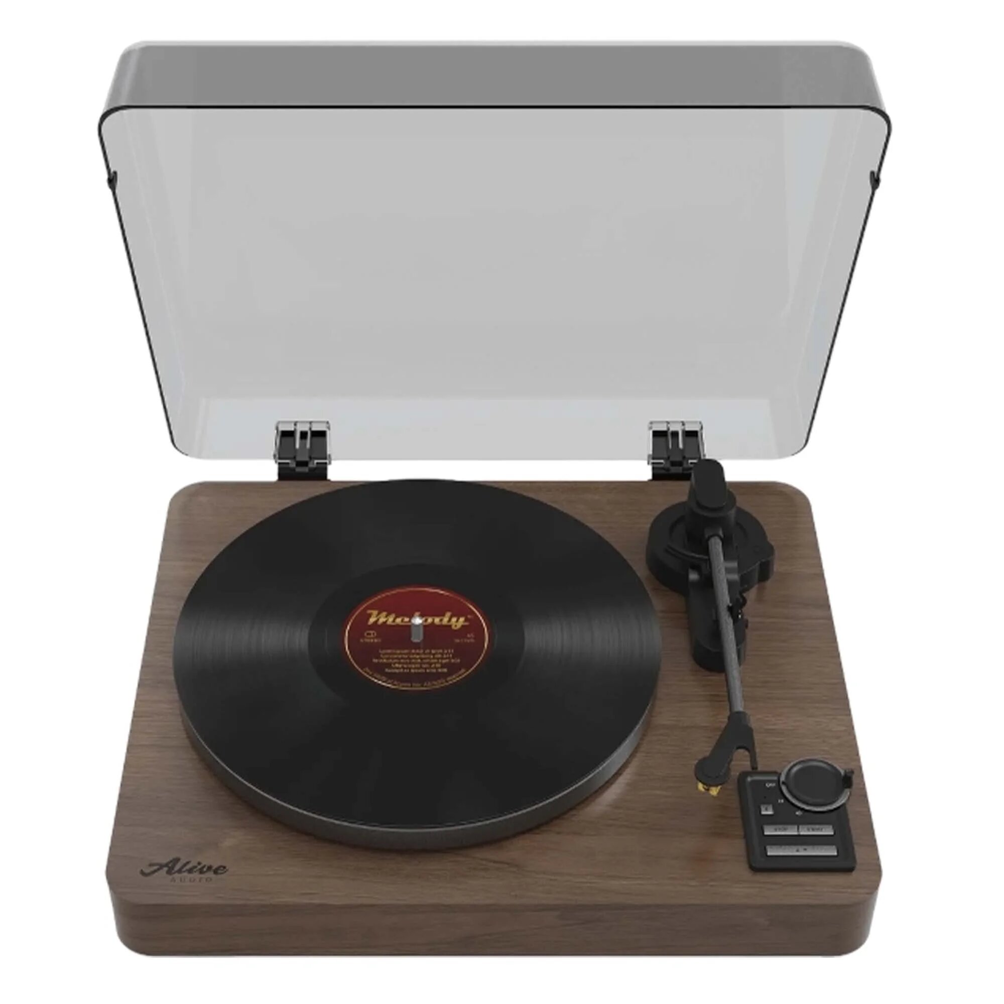 Alive Audio Magna виниловый проигрыватель c bluetooth wood