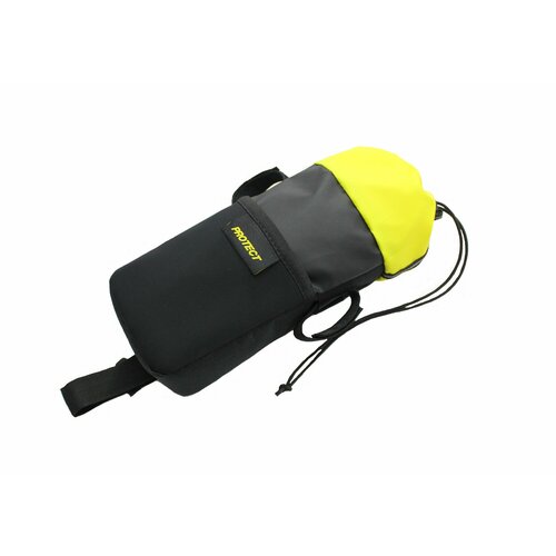 Велосумка Feed bag на руль, серия Bikepacking, р-р 28х19х7 см, цвет черный, правая/левая, PROTECT