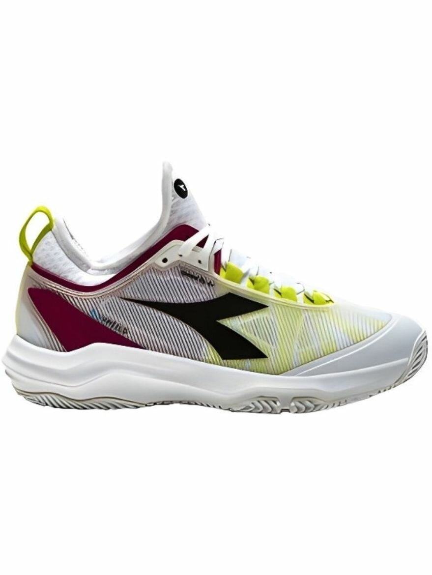 Кроссовки Diadora SPEED BLUSHIELD FLY 4 + W CLAY, полнота F, размер 55, белый,
