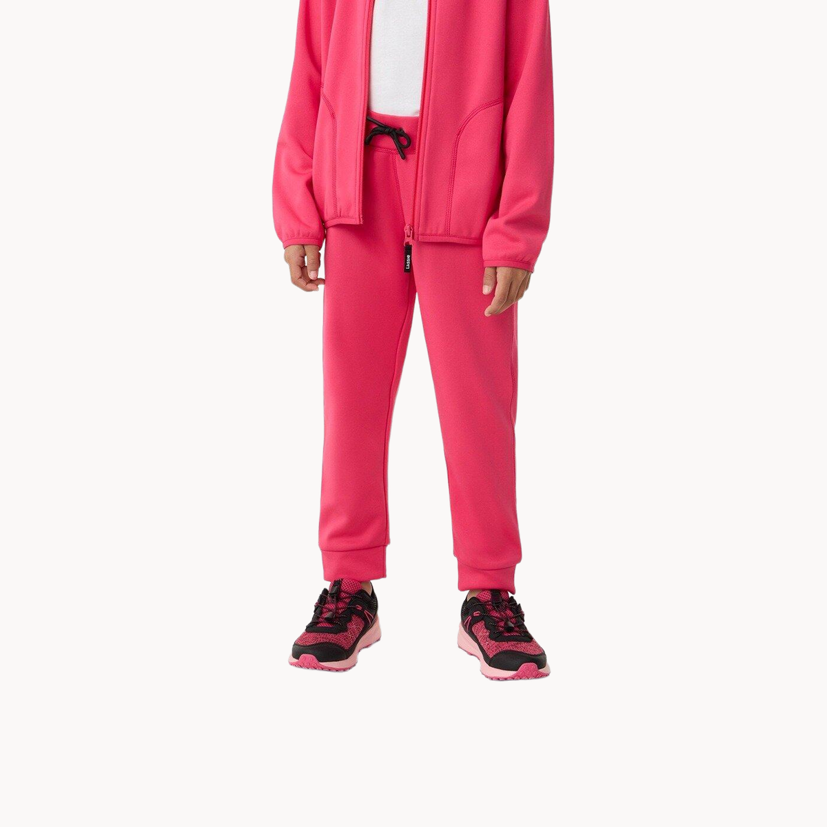 Брюки спортивные Lassie Meri, размер 122, розовый, — фото 1