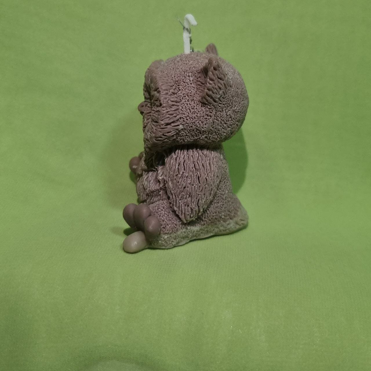 Свеча "Новогодний декор", сова, коричневая, 6 см, время горения 40 часов — фото 1