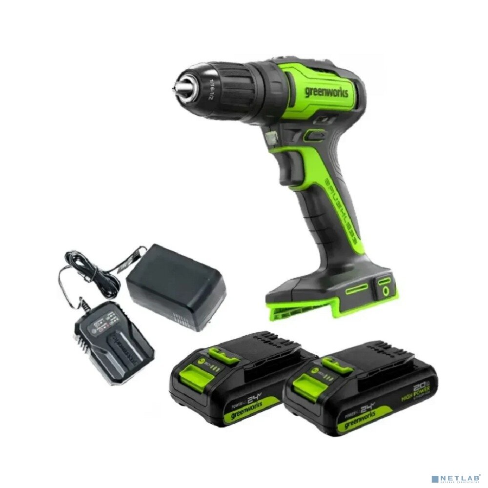 Greenworks GD24DD35 Дрель-шуруповерт аккумуляторная