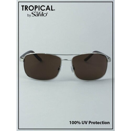 фото Солнцезащитные очки tropical by safilo stanley, серебряный