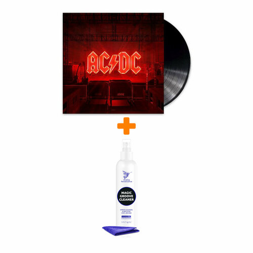 AC/DC Power Up LP + Спрей для очистки LP с микрофиброй 250мл Набор ac dc ac dc power up limited colour yellow 180 gr