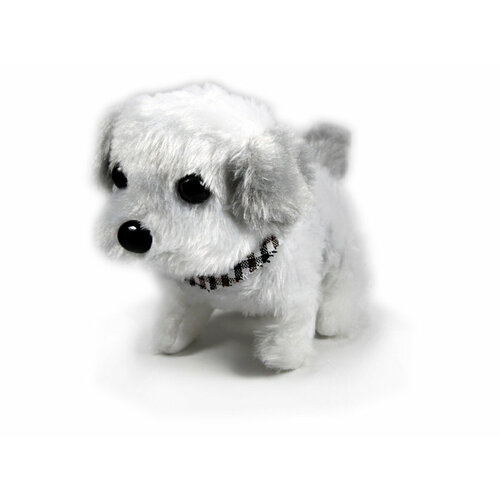 Интерактивный лающий щенок с банданой