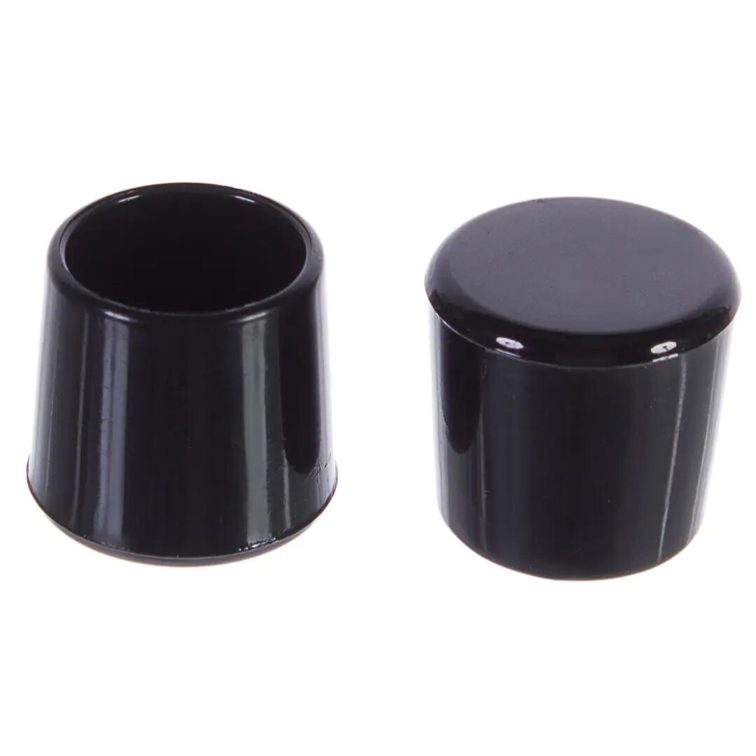 фото Насадки Standers 14 мм, круглые, пластик, цвет чёрный , 4 шт.