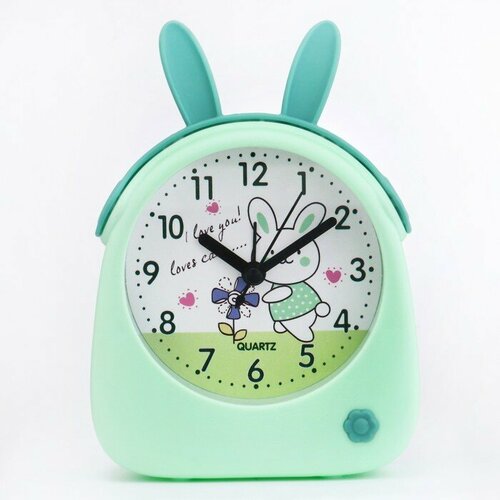 Будильник Зайчик d-85 см 1АА 15 х 11 см 492₽