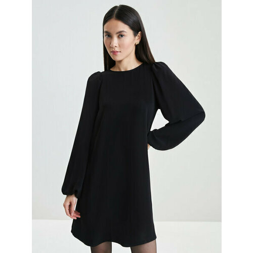 фото Платье zarina, размер xs (ru 42), черный