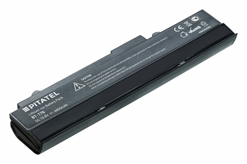 Батарея для ноутбуков PITATEL , 4400мAч, 10.8В, Asus EEE PC 1015 - фото №4