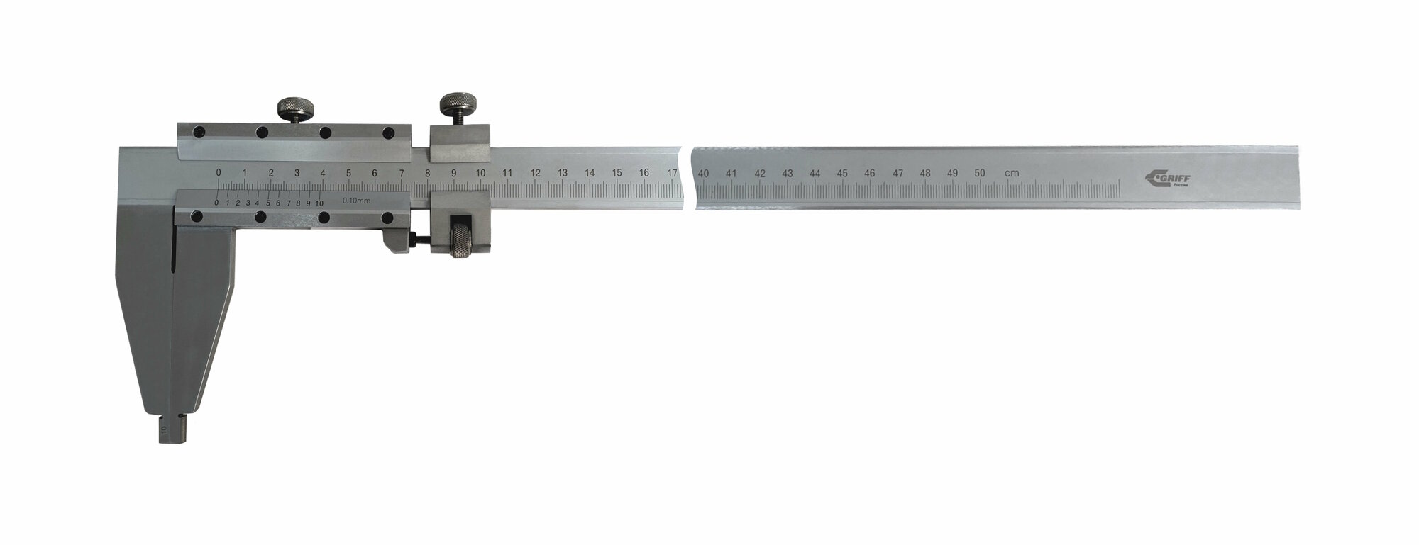 Штангенциркуль нониусный ШЦ-III 500-0,1, GRIFF, ГОСТ 166-89, серия professional, D162360