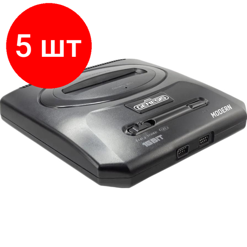 Комплект 5 штук, Игровая приставка SEGA Retro Genesis Modern + 300 игр + 2 джойстика