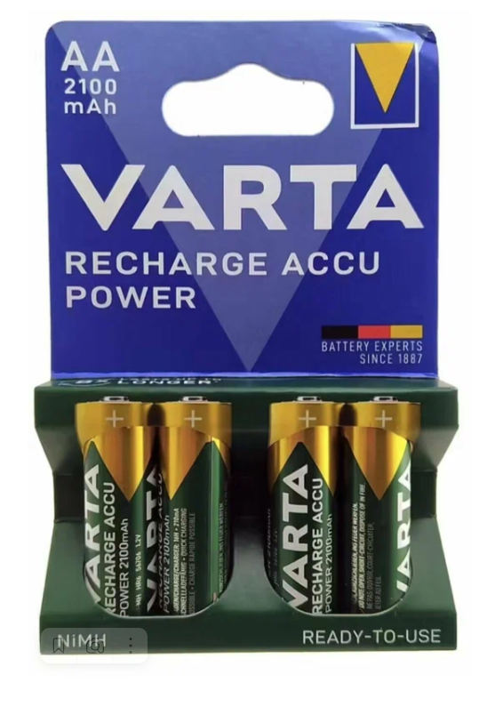 Аккумулятор VARTA Ni-Mh AA 2100mAh