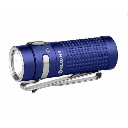 Фонарь Olight Baton 4 Regal Blue, 16340, Luminus SST-40, 170 метров, 1300 люмен (Комплект) ручной фонарь olight baton 3 ti premium edition spring 1 х 16340 диод luminus sst 40 166 метров 1200 люмен комплект