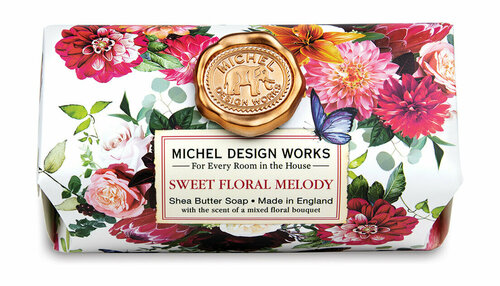 Мыло в бумажной обертке Michel Design Works Sweet Floral Melody Large Bath Soap Bar