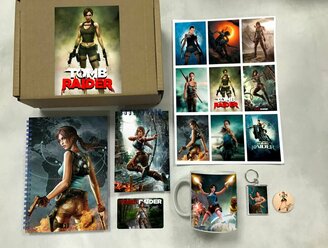 Бокс Расхитительница гробниц, Lara Croft: Tomb Raider №1, Товары с нашими рандомными картинками