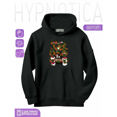 фото Толстовка hypnotica, размер xs, черный