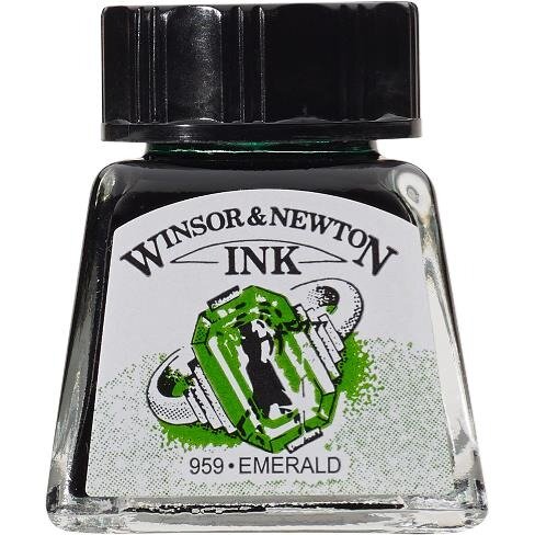 Winsor&Newton Тушь, изумрудный 14мл