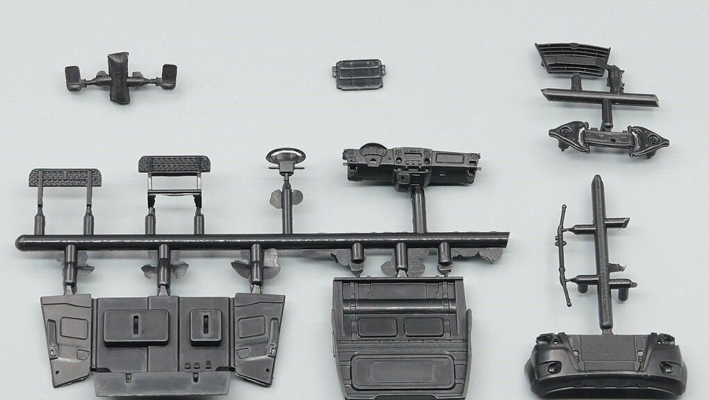 Сборная модель автомобиля ГАЗель Next A65R32 микроавтобус — фото 1