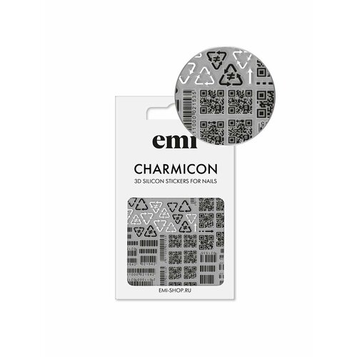 Charmicon 3D Silicone Stickers №175 Шифр