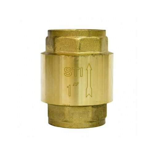 Клапан обратный пружинный STI Ду25 Ру16 латунный с латунным штоком 3шт 1791₽