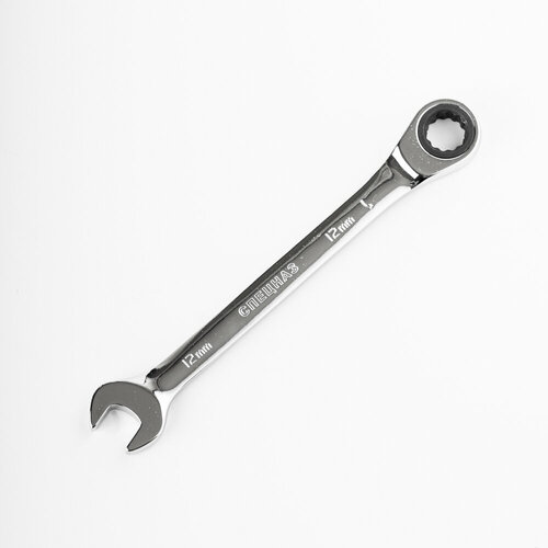 Ключ рожково-накидной трещоточный Cr-V 12мм Колир 339₽