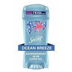 Антиперспирант и дезодорант Secret Fresh Clear Gel Chill, океанский бриз - 2,6 унции 74 г - изображение