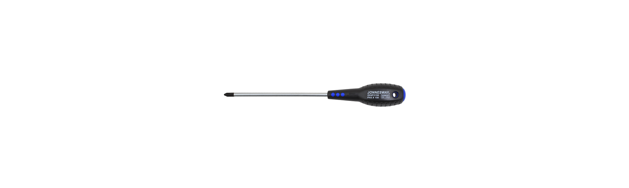 Отвертка крестовая Jonnesway FULL STAR PH2х150мм D04P2150 - фото №2