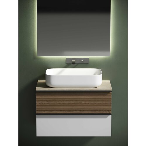 Столешница для ванной комнаты SANCOS Kreman 800х460 без отверстия под смеситель, арт. TT80A2