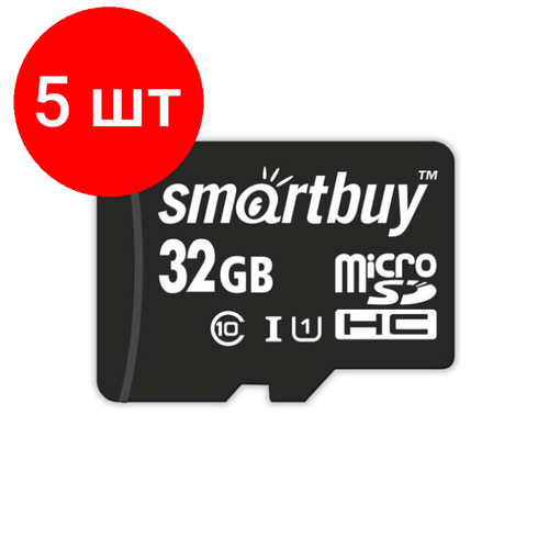 карта памяти smartbuy sb8gbsdcl10 01 Комплект 5 штук, Карта памяти SmartBuy microSDHC 32Gb UHS-I Cl10 +ад, SB32GBSDCL10-01