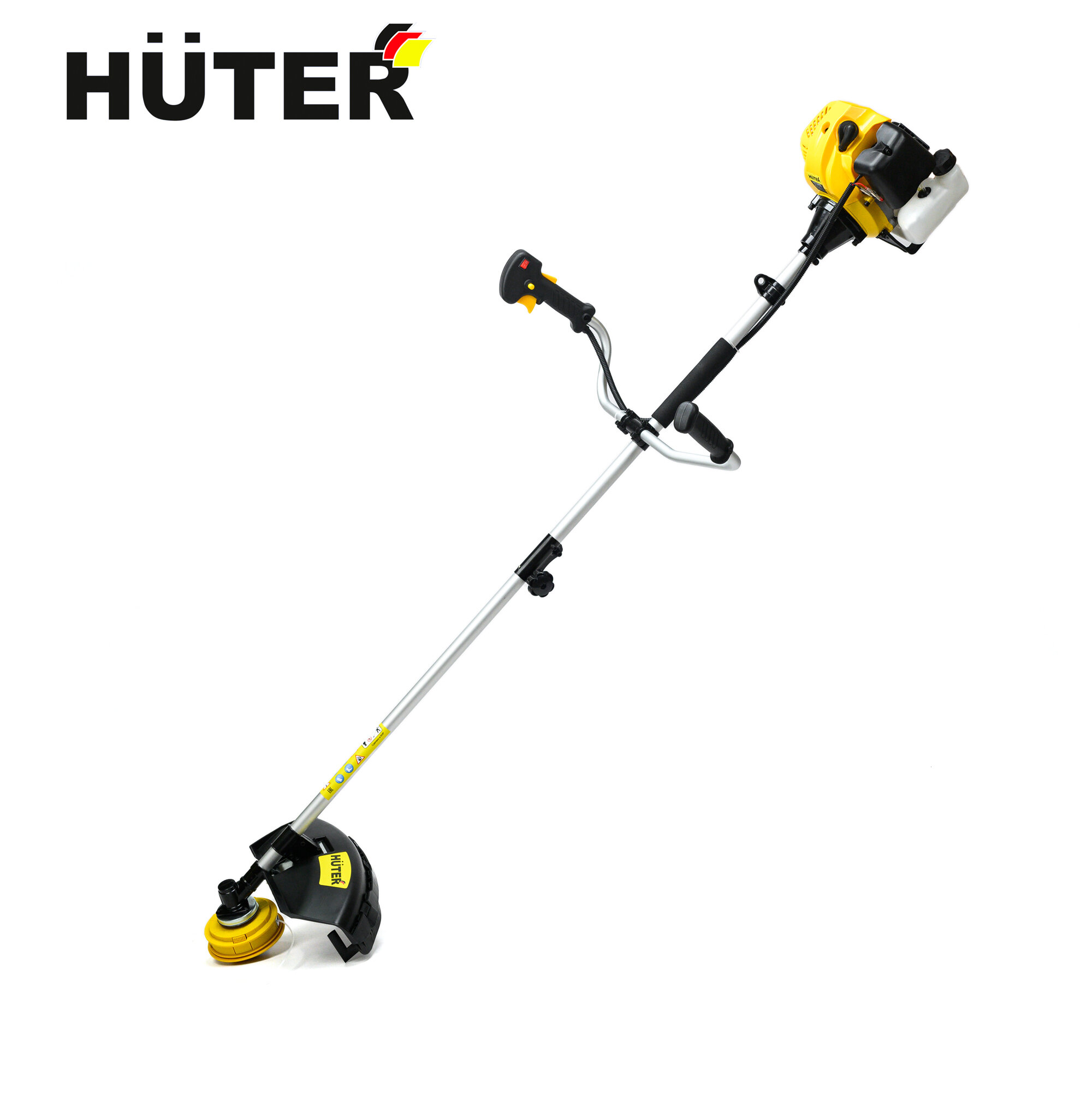 Бензиновый триммер / мотокоса GGT-520RS Huter (2900 Вт, 9500±500 об/мин, леска 460 мм, нож 255 мм, антивибрационная система, очки, разъемная штанга)