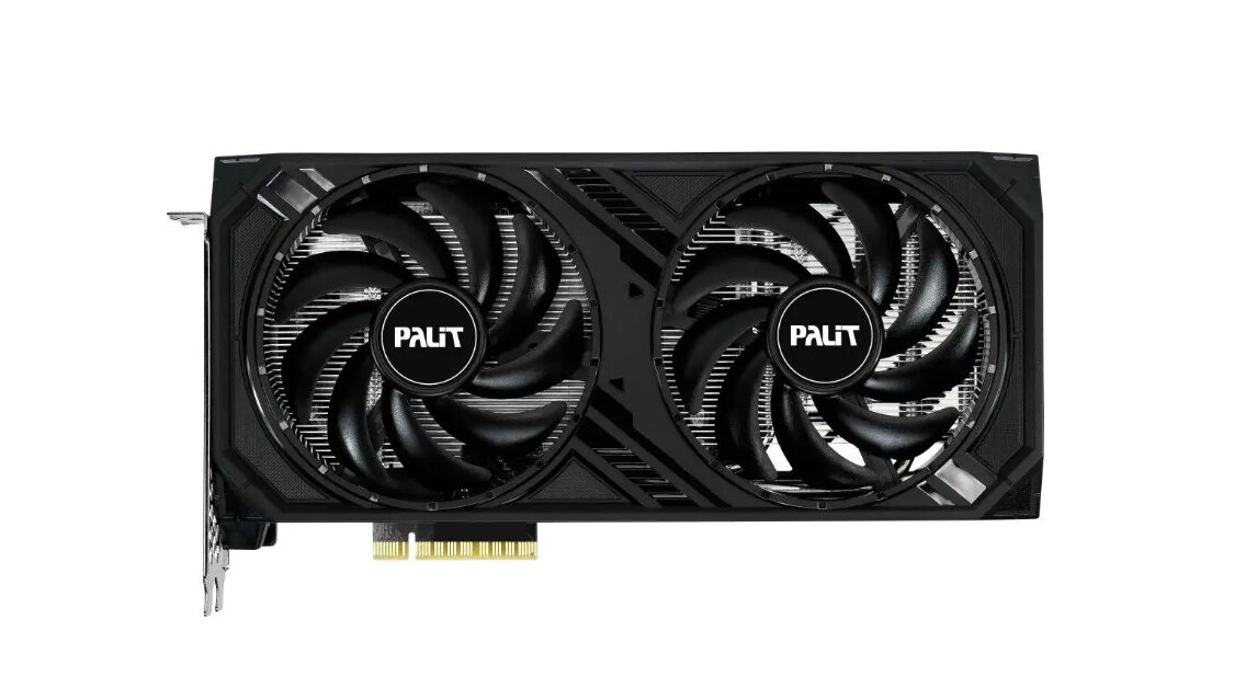 Видеокарта Palit GeForce RTX4060 DUAL (8Гб, GDDR6,128bit, HDMI,3DP NE64060019P1-1070D, ret)