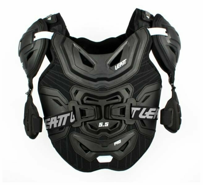 Защита груди моточерепаха панцирь Leatt Chest Protector 5.5 Pro Black, Pro White, для мотоциклиста