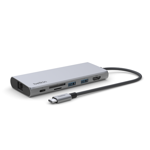 USB-разветвитель Belkin 7-in-1 USB-C Hub серый INC009btSGY 1489000₽