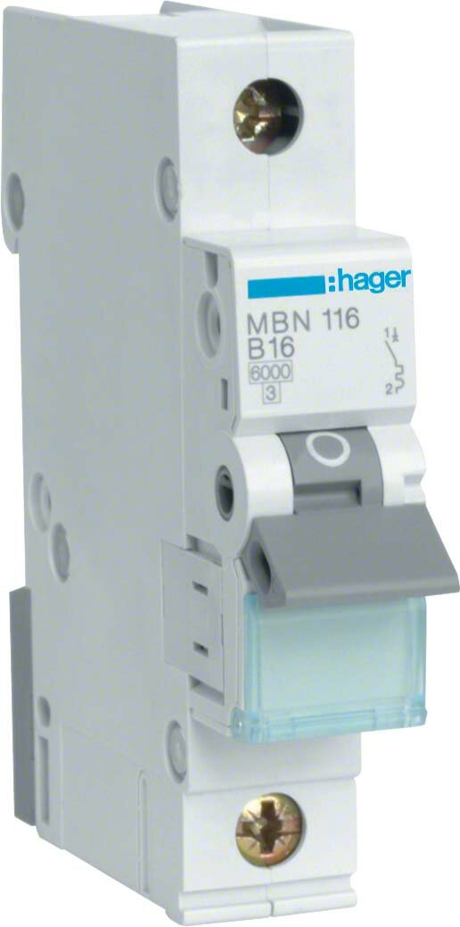 фото Автоматический выключатель Hager MBN 110E B10 6.0 kA