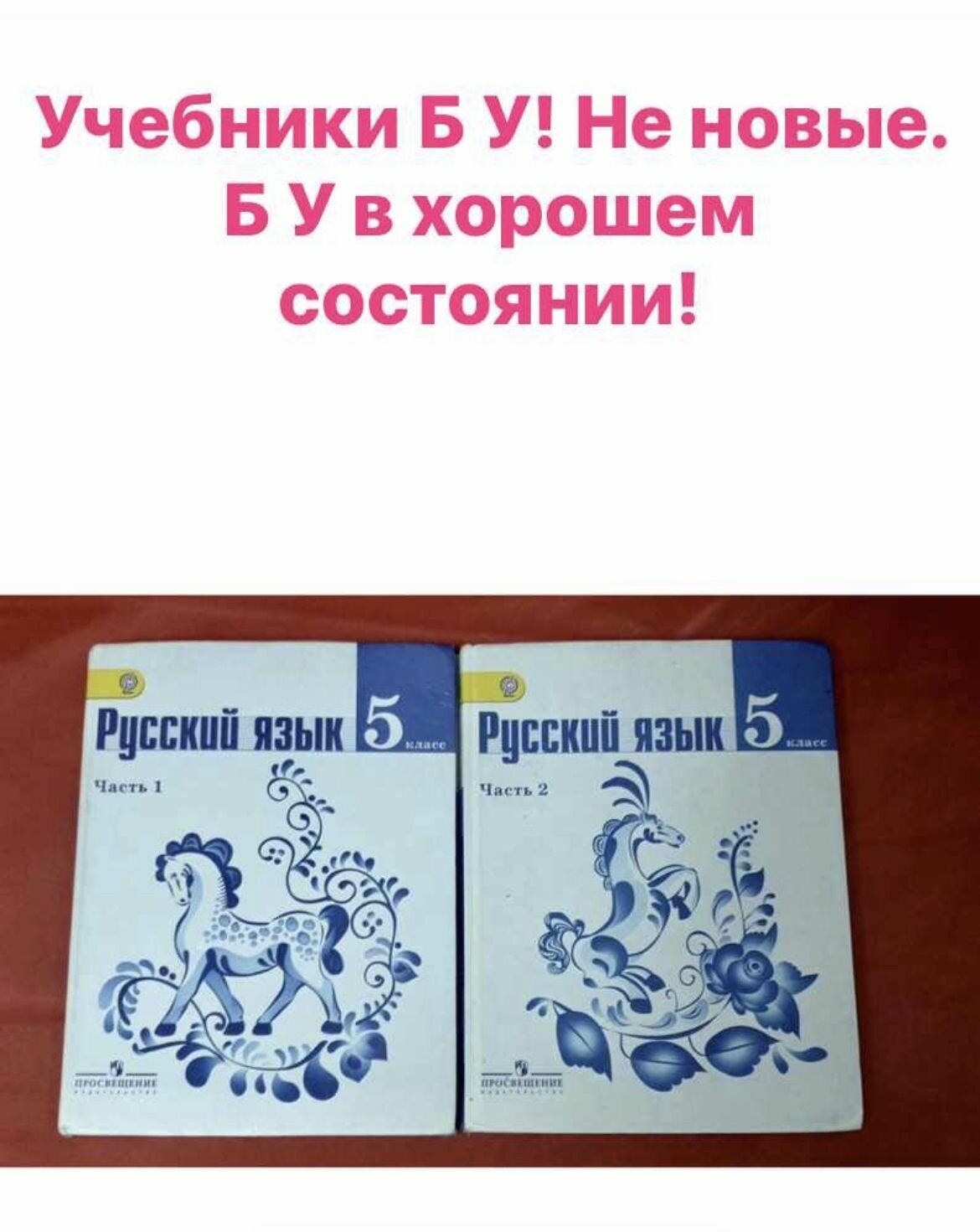 Комплект Русский язык 5 класс в двух частях Баранов Ладыженская