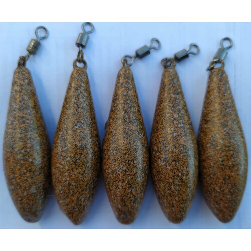 фото Набор грузил (пуля) 100 грамм (5штук) россия