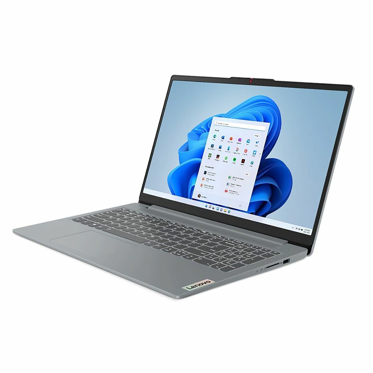 Ноутбук Lenovo IdeaPad Slim 3 16IRU8 82X80005RK, 16", 2023, IPS, Intel Core i7 1355U 1.7ГГц, 10-ядерный, 16ГБ LPDDR5, 512ГБ SSD, Intel Iris Xe graphics , без операционной системы, серый(НДС 20%)