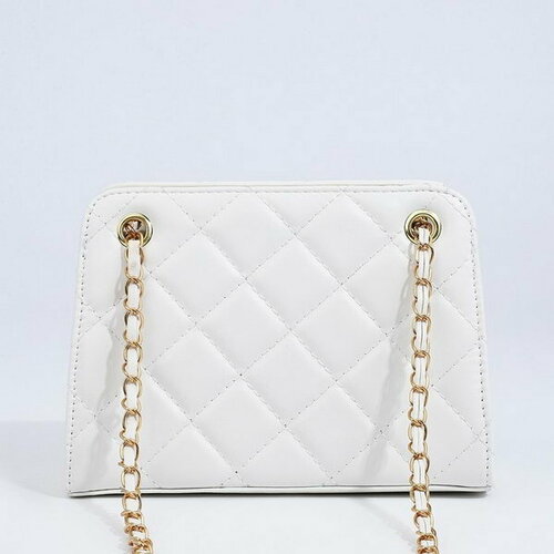 фото Сумка кросс-боди сима-ленд, белый, золотой