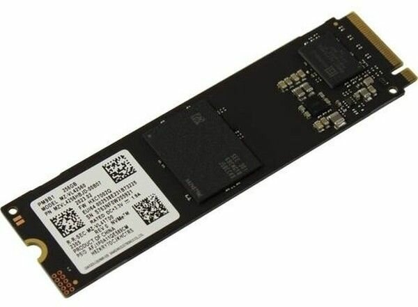 SSD накопитель 256GB SAMSUNG PM9B1, M.2, PCIe 4.0 x4 MZVL4256HBJD-00B07