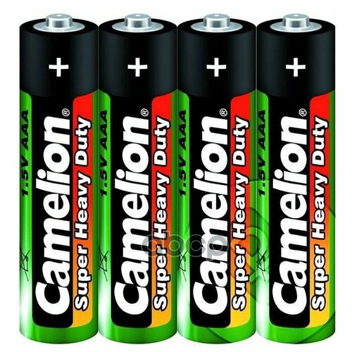 Батарейка Солевая Camelion Super Heavy Duty Aaa 1,5V R03p-Sp4g Camelion арт. R03P-SP4G батарейка солевая camelion super heavy duty aa 1 5v r6p sp4g camelion арт r6p sp4g